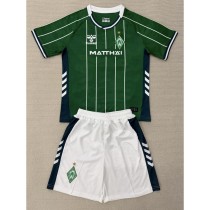 2025/26 SV Werder Bremen Home Green Fans Kids Soccer jersey