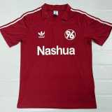 1991/92 Hannover 96 Home Red Retro Soccer jersey