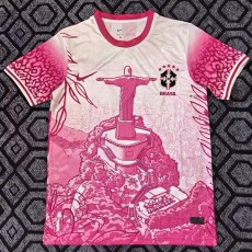 2025 Brazil Special Edition Pink Fans Soccer jersey