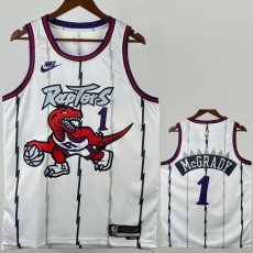 2025/26 RAPTORS MCGRADY #1 White NBA Jerseys