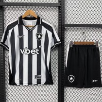 2025/26 Botafogo de FR Home Black Fans Kids Soccer jersey