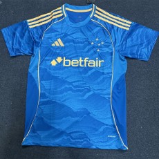 2025/26 Cruzeiro 3RD Blue Fans Soccer jersey