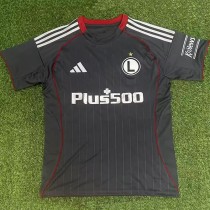 2025/26 Legia Warsaw 3RD Black Fans Soccer jersey