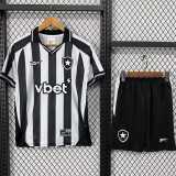 2025/26 Botafogo de FR Home Black Fans Kids Soccer jersey