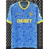 2025/26 Wolves 3RD Azure Fans Soccer jersey