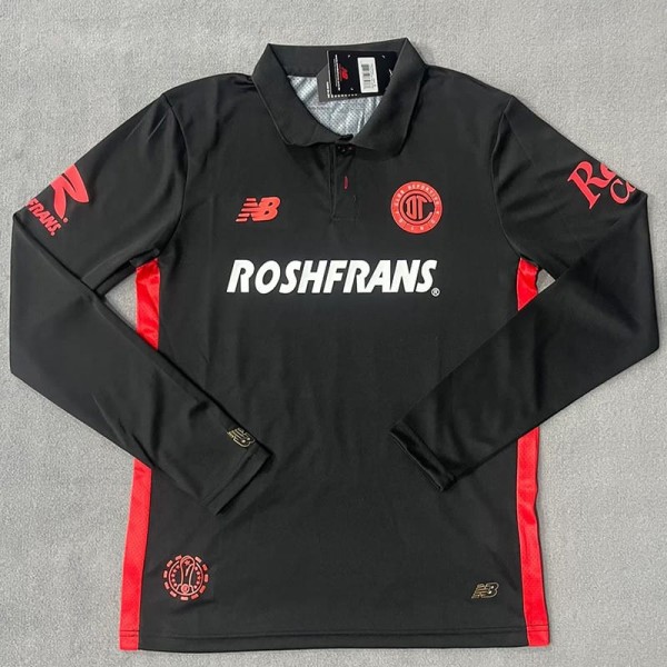 2025/26 Toluca 3RD Black Fans Long Sleeve Soccer jersey