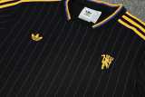 2025/26 Man Utd Black Training Shorts Suit
