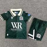 2025/26 Blackburn Rovers Away Green Fans Kids Soccer jersey