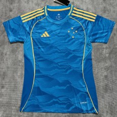 2025/26 Cruzeiro 3RD Blue Fans Women Soccer jersey
