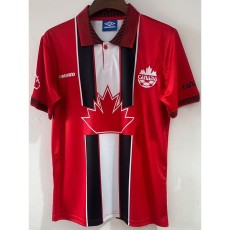 1998 Canada Home Red Retro Soccer jersey