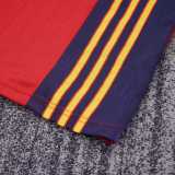 1996 Spain Home Red Retro Kids Soccer jersey