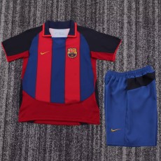 2003/04 BAR Home Red Retro Kids Soccer jersey
