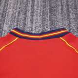 1998 Spain Home Red Retro Kids Soccer jersey