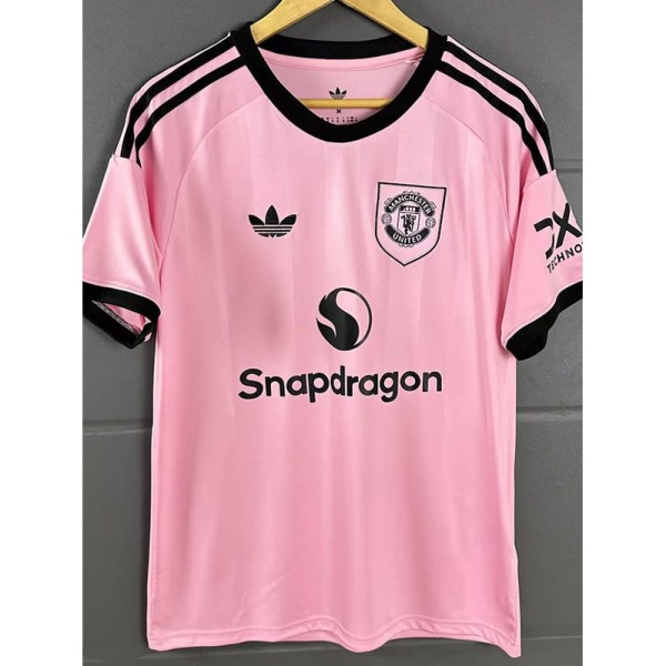2025/26 Man Utd GKP Pink Fans Soccer jersey
