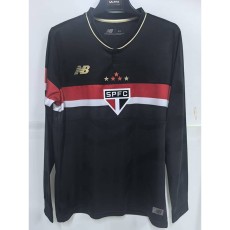 2025/26 Sao Paulo FC 3RD Black Fans Long Sleeve Soccer jersey