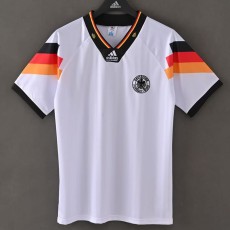 1961 Germany Home White Retro Soccer jersey