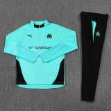 2025/26 Marseille Aqua Half Pull Tracksuit
