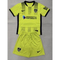 2025/26 Portsmouth 3RD Yellow Fans Kids Soccer jersey