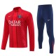 2025/26 PSG Red Half Pull Tracksuit