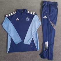 2025/26 Hamburger SV Dark Blue Half Pull Tracksuit