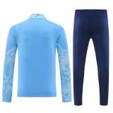 2025/26 Man City Azure Half Pull Tracksuit