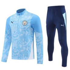 2025/26 Man City Azure Half Pull Tracksuit