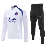 2025/26 PSG White Half Pull Tracksuit