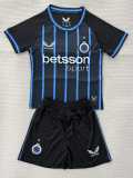 2025/26 Club Brugge KV Home Black Fans Kids Soccer jersey