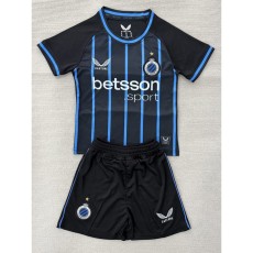 2025/26 Club Brugge KV Home Black Fans Kids Soccer jersey