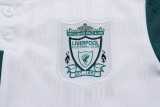 1995/96 LIV Away Green Retro Kids Soccer jersey