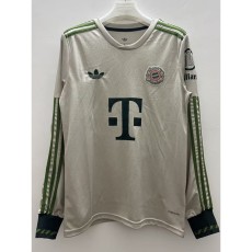 2025/26 Bayern Oktoberfest Gray Fans Long Sleeve Soccer jersey