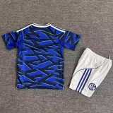 2025/26 FC Schalke 04 Home Blue Fans Kids Soccer jersey