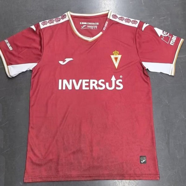 2025/26 Real Murcia Home Red Fans Soccer jersey