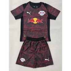 2025/26 RB Leipzig 3RD Crimson Fans Kids Soccer jersey