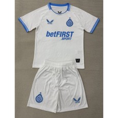 2025/26 Club Brugge KV Away White Fans Kids Soccer jersey