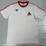 1977 1. FC  koln Home White Retro Soccer jersey