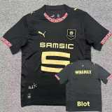 2025/26 Stade Rennais 3RD Black Fans Soccer jersey