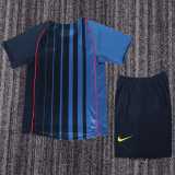 2004/05 BAR Away Dark Blue Retro Kids Soccer jersey