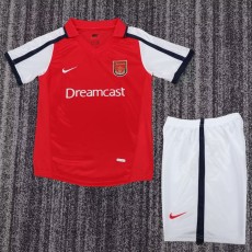 2001/02 ASN Home Red Retro Kids Soccer jersey