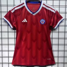 2026 Chile Home Crimson Fans Women Soccer jersey