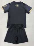 2025/26 Plymouth Argyle FC Away Black Fans Kids Soccer jersey