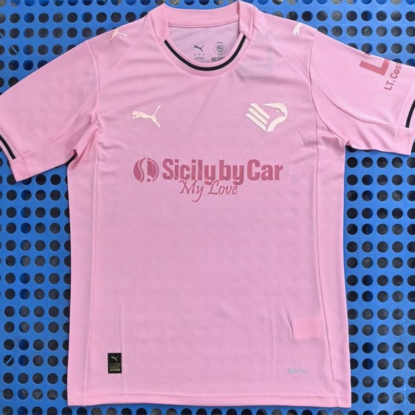 2025/26 US Citta di Palermo Home Pink Fans Soccer jersey