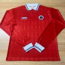 1995 Chile Home Red Retro Long Sleeve Soccer jersey