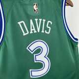 2025/26 MAVERICKS DAVIS #3 Green NBA Jerseys