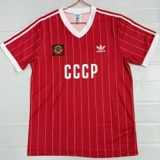 1982/83 Soviet Union Home Crimson Retro Soccer jersey