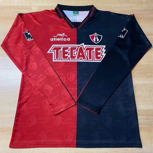1995/96 Atlas Home Red Retro Long Sleeve Soccer jersey