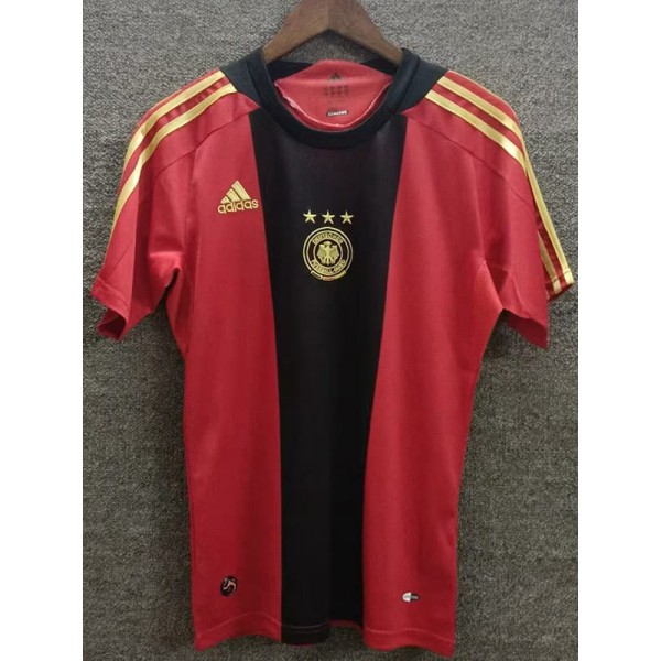 2008 Germany Away Red Retro Soccer jersey