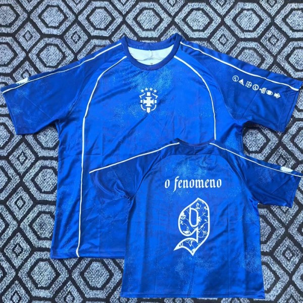 2026 Brazil Blue Training Shirts