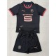 2025/26 Stade Rennais 3RD Black Fans Kids Soccer jersey