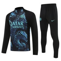 2025/26 INT Black Half Pull Tracksuit